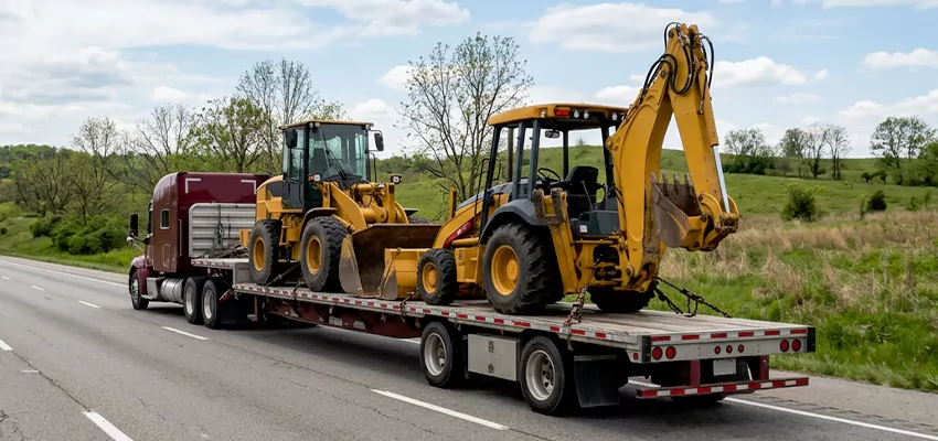 Loader and Backhoe Tractors Transport Denver